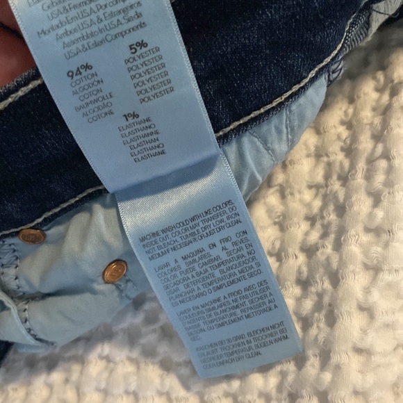 MOTHER INSIDER CROP STEP FRAY IN LOVE ON THE EDGE Hi Rise Raw Hem distressed dnm - Picture 9 of 14